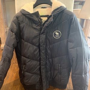 Abercrombie Kids Puffer jacket with Sherpa lining